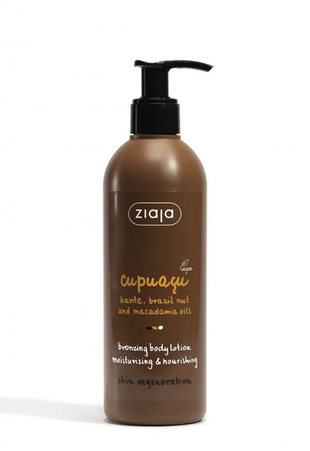 bronzující samoopalovací tělové mléko