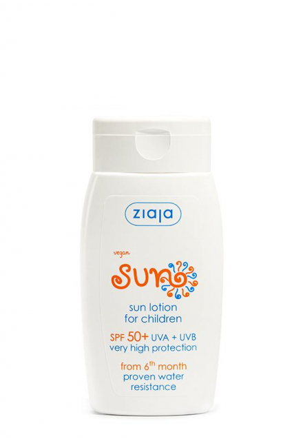 mléko na opalování pro děti SPF 50+